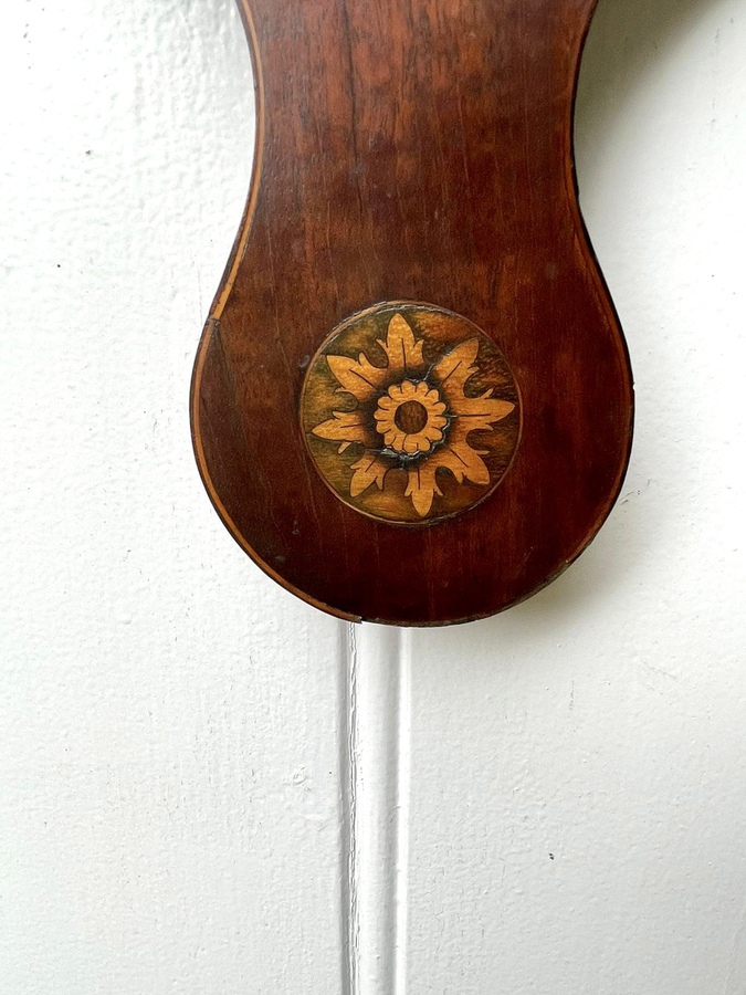 Antique  Antique George III Mahogany Banjo Barometer 