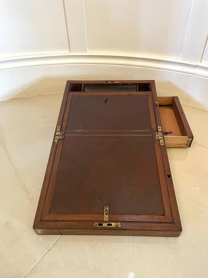 Antique  Antique George III Mahogany Writing Box 