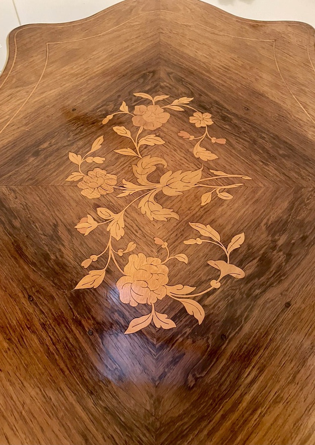 Antique  Quality Antique Louis XV French Marquetry Inlaid Centre Table 
