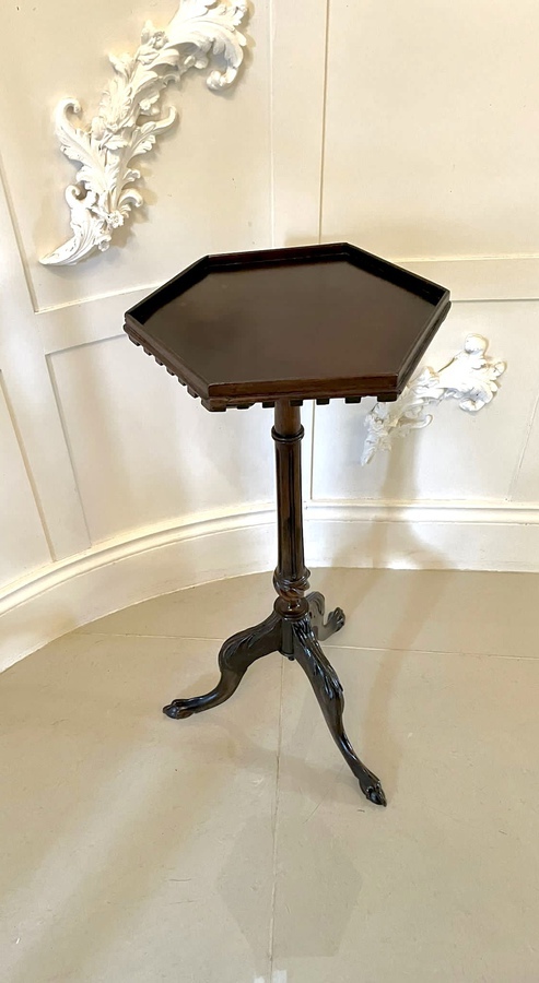 Antique  Antique Edwardian Mahogany Lamp Table 