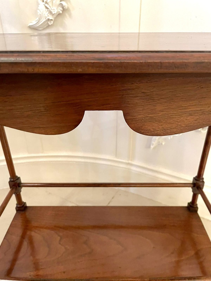Antique   Quality Antique Edwardian Mahogany Lamp Table 