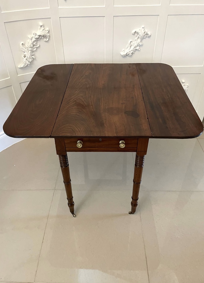 Antique Antique George III Quality Mahogany Pembroke Table ref: 381C