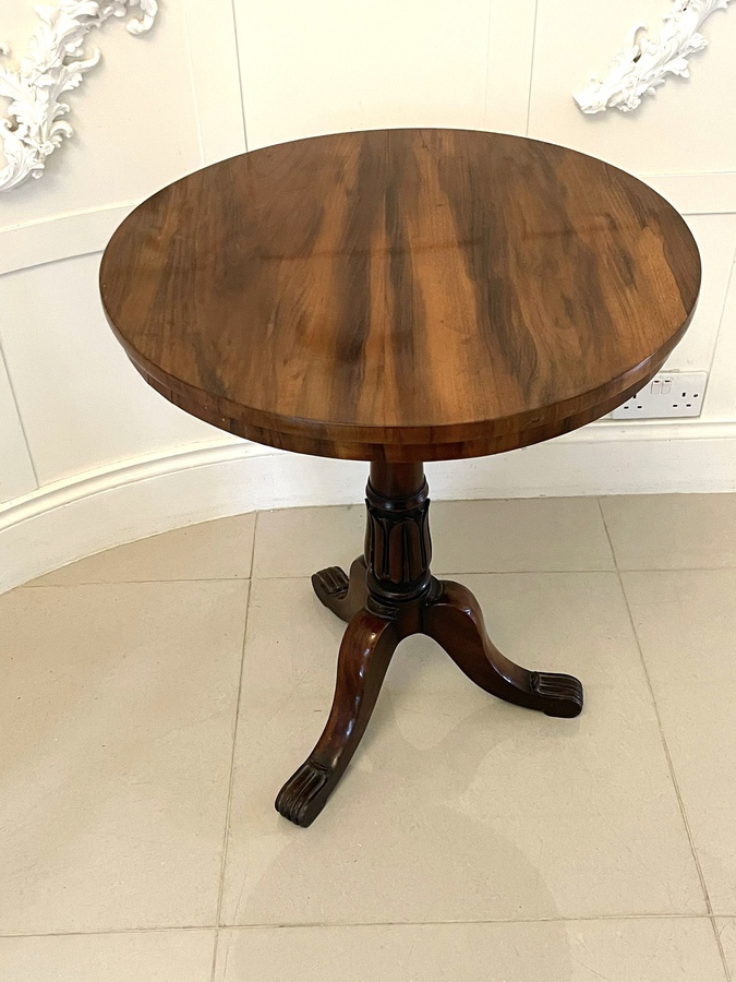 Antique William IV Quality Rosewood Lamp Table ref: 368C