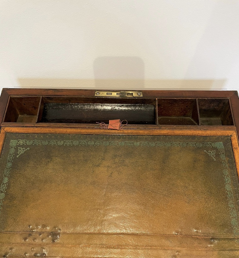 Antique  Antique George III Superb Quality Mahogany Brass Bound Writing Box ref: 354C