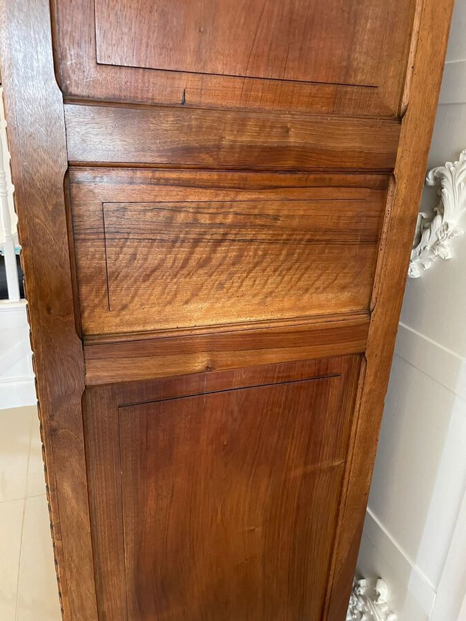 Antique Antique Victorian French Quality Carved Walnut Wardrobe ref: 385C