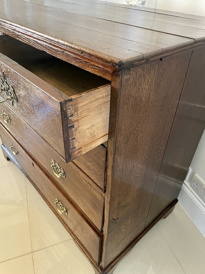 Antique Antique George III Quality Oak Chest of Drawers ref: 1250