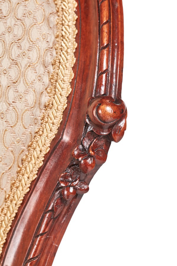 Antique Antique Victorian Carved Walnut Ladies Chair REF:125/982