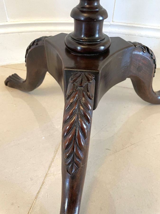 Antique  Antique Victorian Quality Mahogany Circular Lamp Table REF:318C
