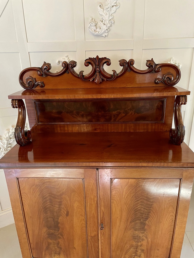 Antique   Antique Victorian Quality Carved Mahogany Sideboard REF:288C