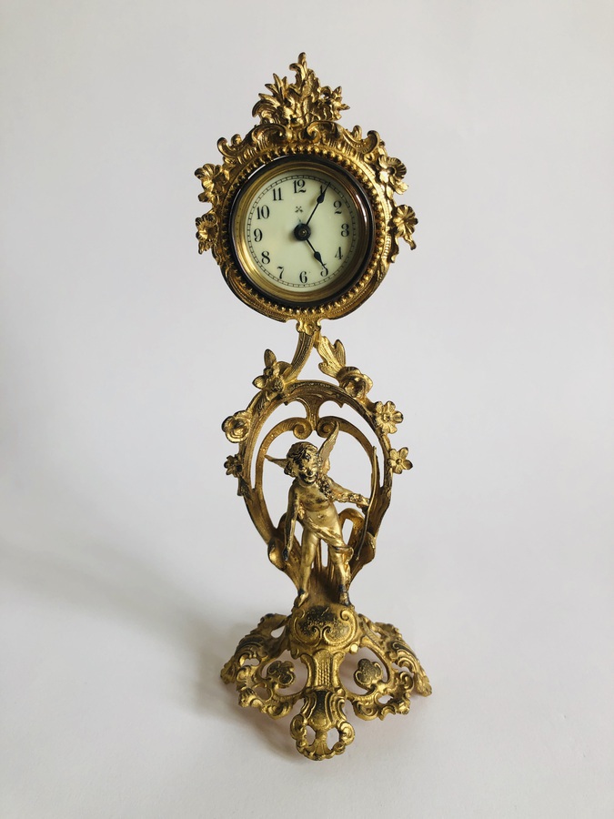 Fine Victorian Ornate Gilded Clock REF:003