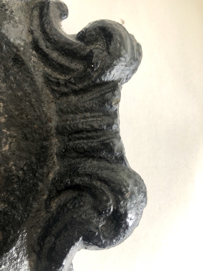 Antique  Unusual Ornate Cast Iron Foot Scraper REF:176