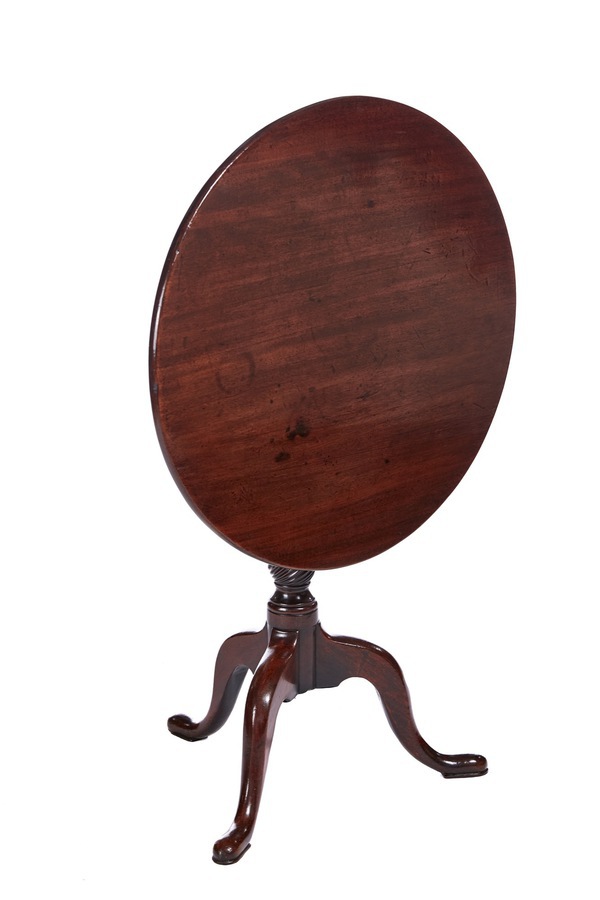 Quality Antique Georgian Mahogany Tripod Table REF: 066/1296