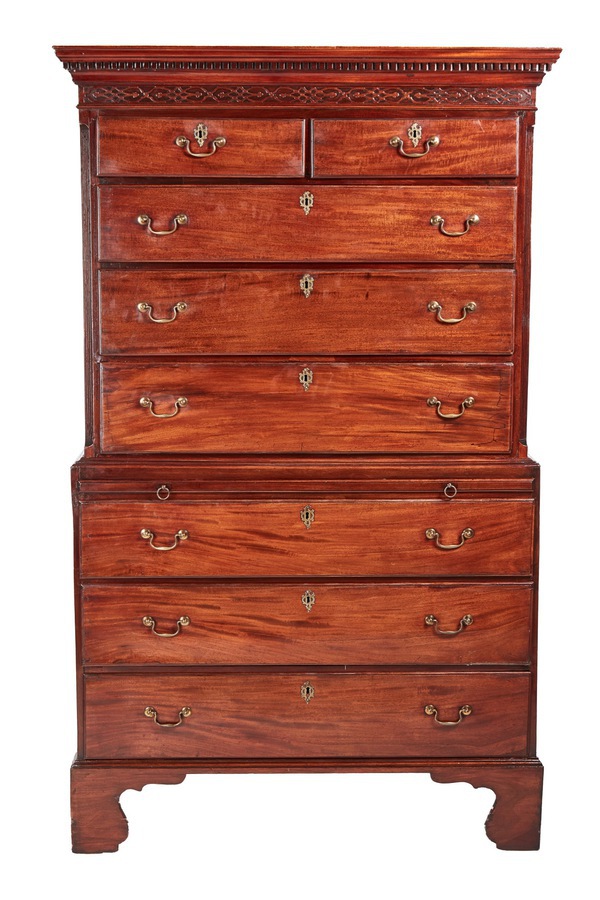 George III Mahogany Chest on Chest REF:312