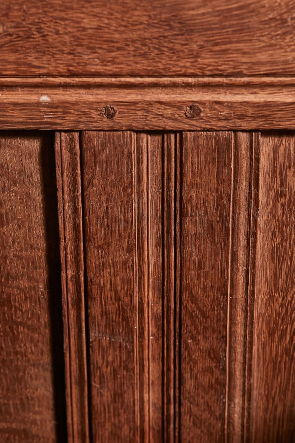 Antique  17th Century Panelled Oak Coffer REF:347