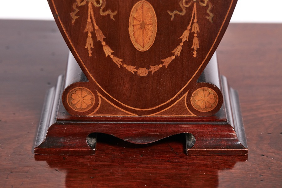 Antique  Edwardian Inlaid Mahogany Mantel Clock REF:405 