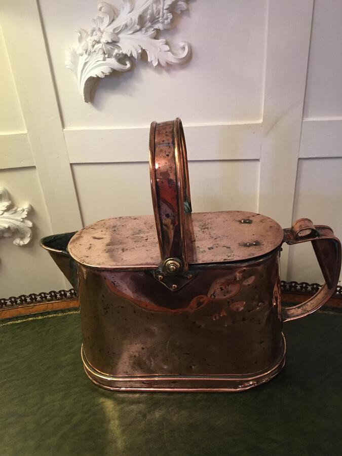 Antique Quality Antique Victorian Copper Watering Can REF:545 