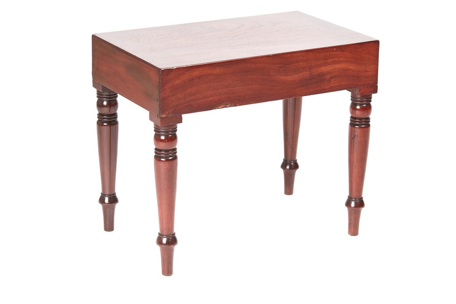 Victorian Antique Mahogany Bidet/Lamp Table