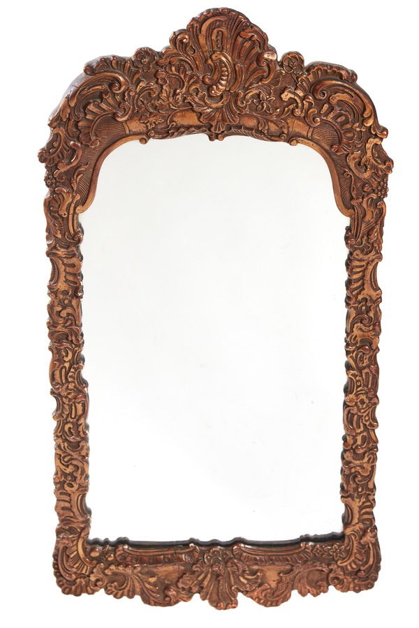 Antique 19th Century Gilt Gesso Framed Wall Mirror   
