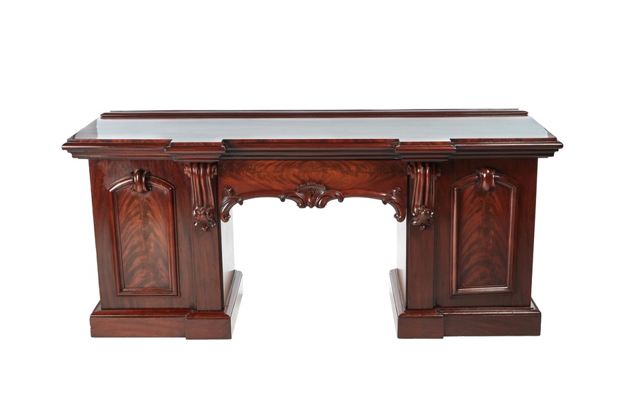 Antique  Fantastic Quality Victorian Carved Mahogany Sideboard