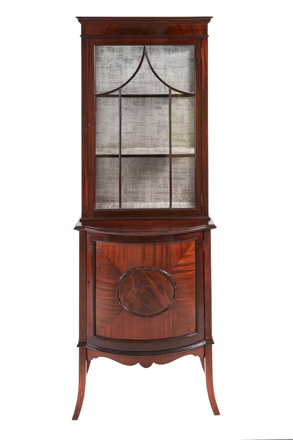 Antique Antique mahogany display cabinet 