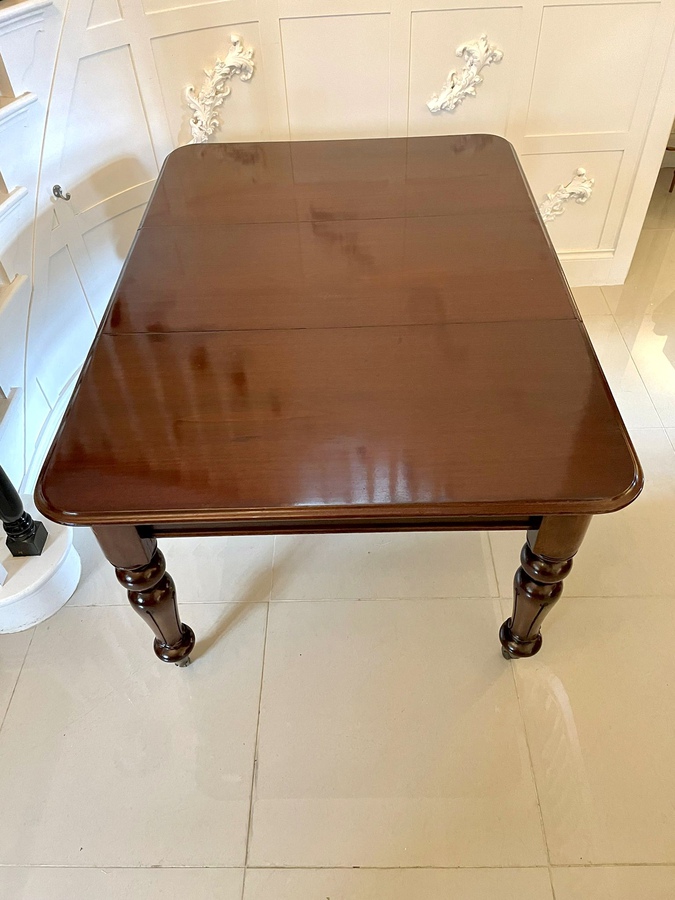  Antique William IV Mahogany Extending Dining Table 