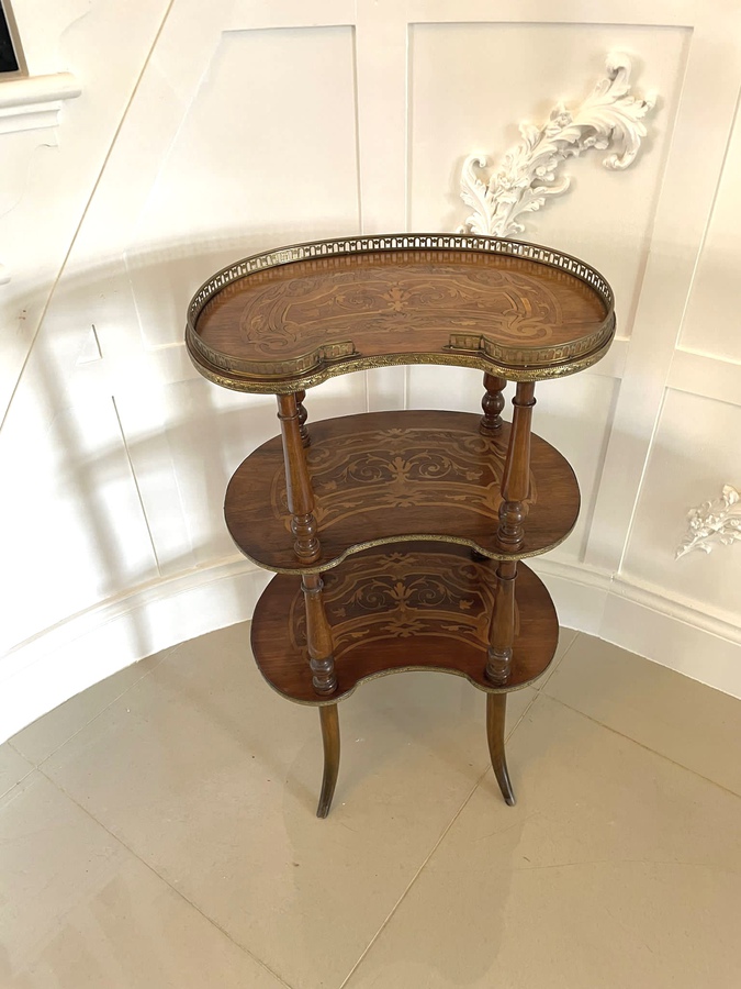Quality Antique French Marquetry Étagère ref: 1210