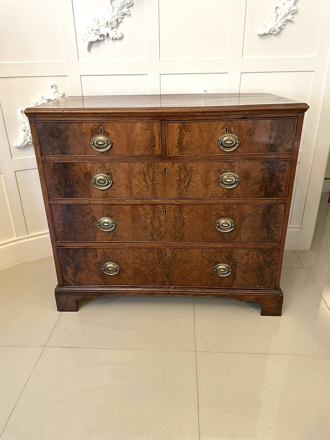 Antique George IIIl Quality Mahogany Chest of Five Drawers REF:216C