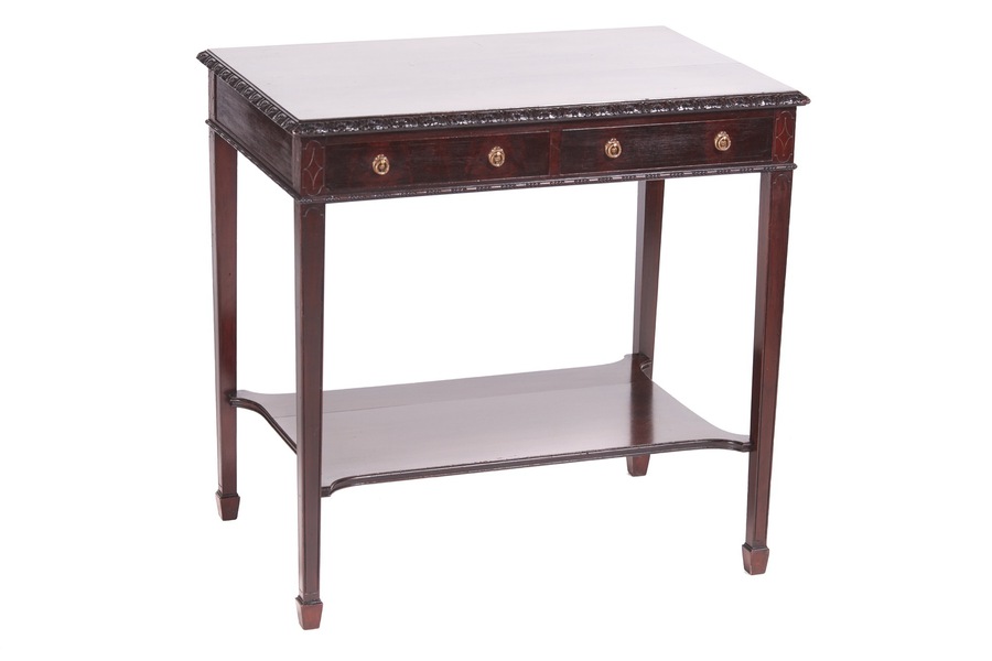 Quality Edwardian Mahogany Freestanding Side table REF:129/949 