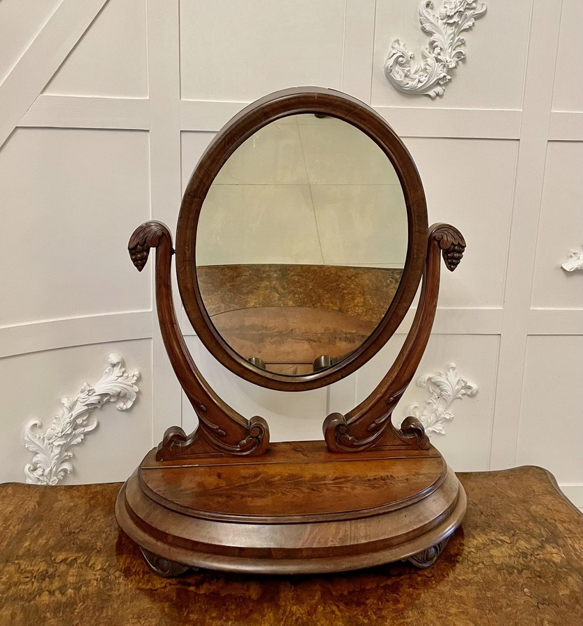 Antique  Antique Victorian Quality Mahogany Dressing Table Mirror  REF: 293C