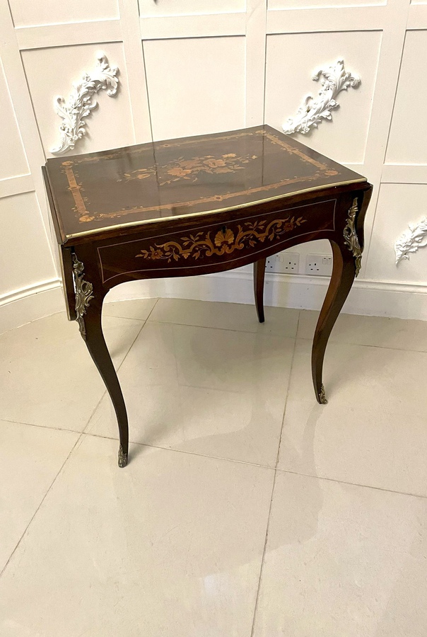  Antique Louis XV Quality French Rosewood Marquetry Inlaid Freestanding Centre Table REF:264C 