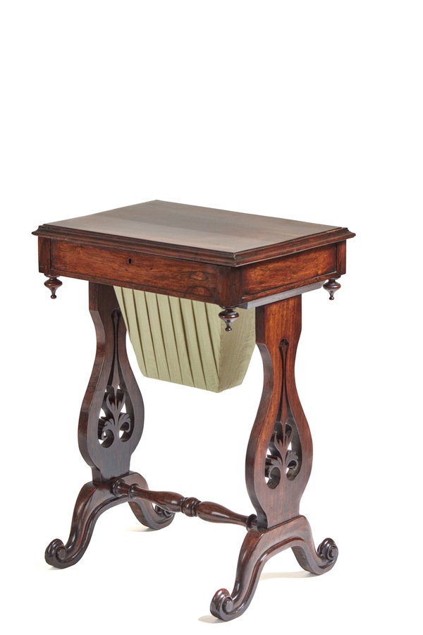  Victorian Hardwood Freestanding Work or Lamp Table REF:184