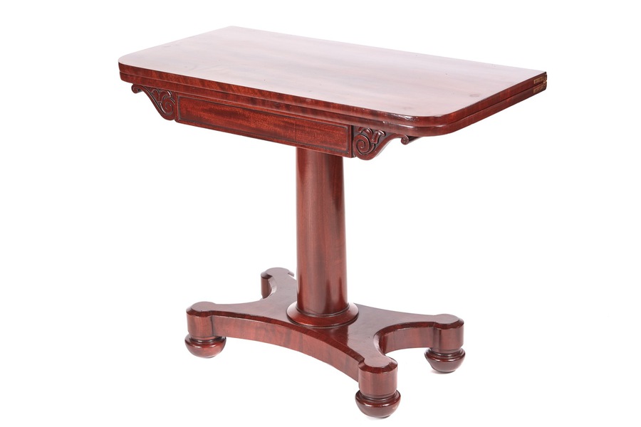  Quality Victorian Mahogany Card Table REF:079/942