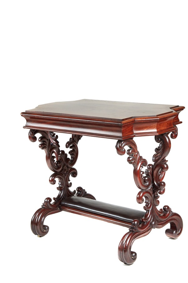  Outstanding Quality Carved Mahogany Centre Table REF:475 