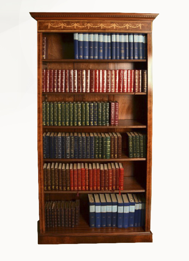 bush furniture antique black book shelf