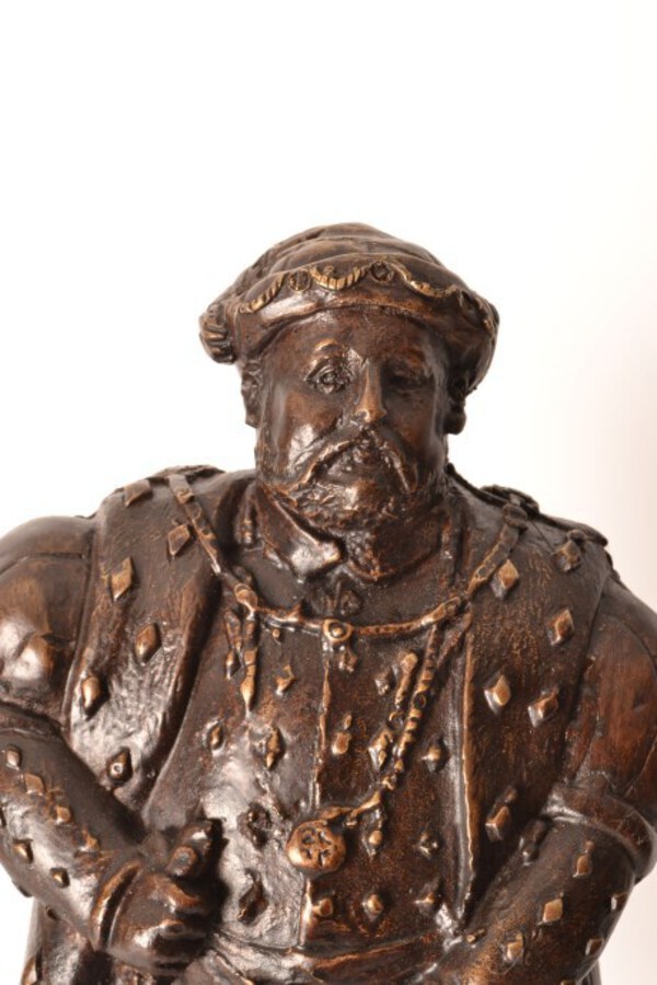 Antique King Henry VIII Tudors Bronze
