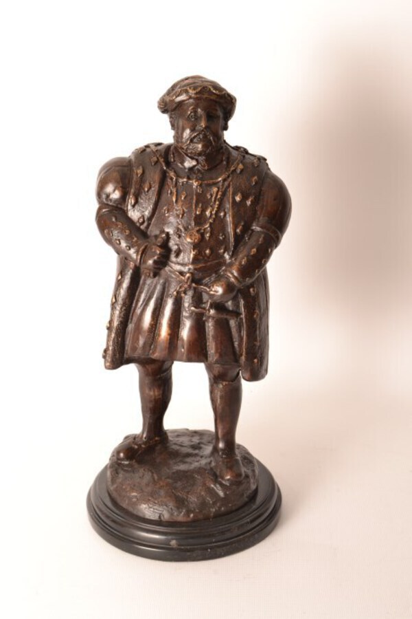 Antique King Henry VIII Tudors Bronze