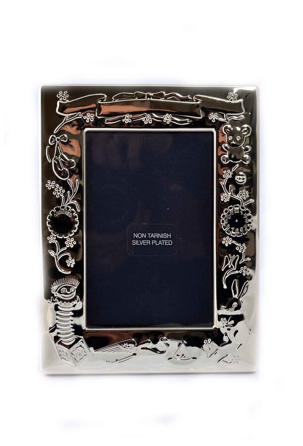 Antique Stunning Silver Plated Child's Photo Frame Gift