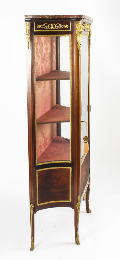 Antique Antique French Vernis Martin Display Cabinet c.1880 19th Century
