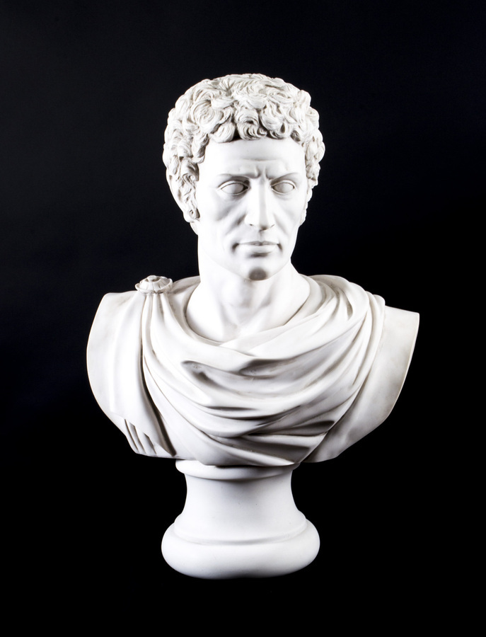 Stunning Marble Bust Marcus Junius Brutus