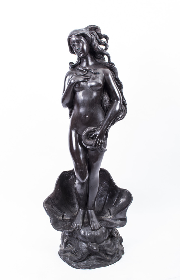 Antique Venus by Botticelli Lage Bronze Sculpture