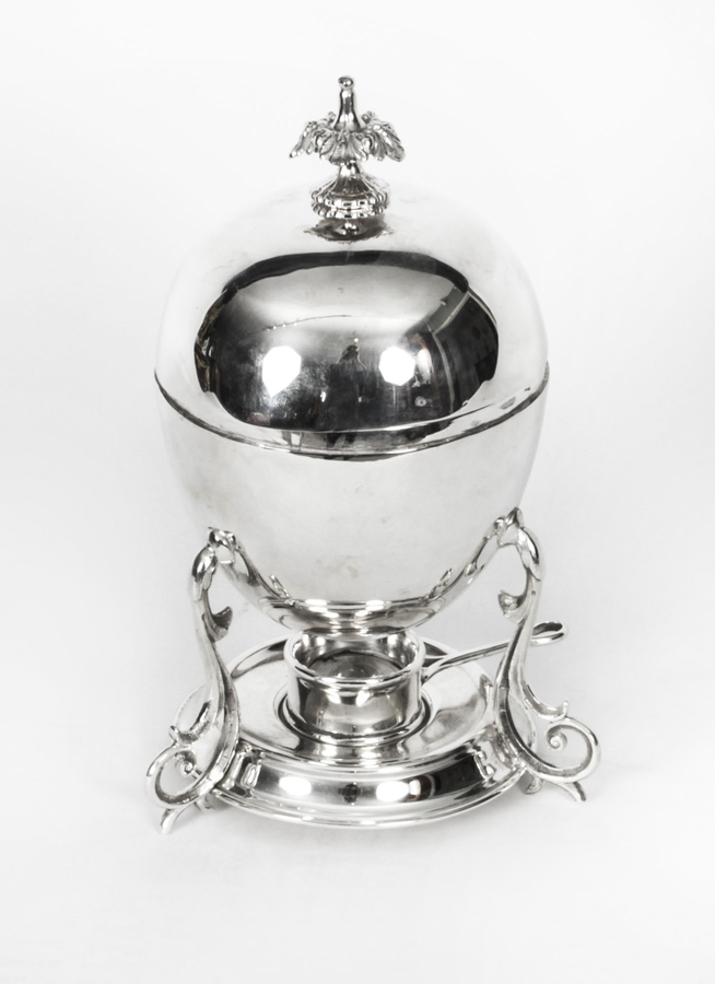 Antique Antique Victorian Silver Plated Egg Boiler Circa 1845 19th C
