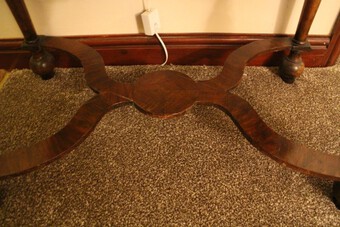 Antique antique Queen Anne walnut side table fully original