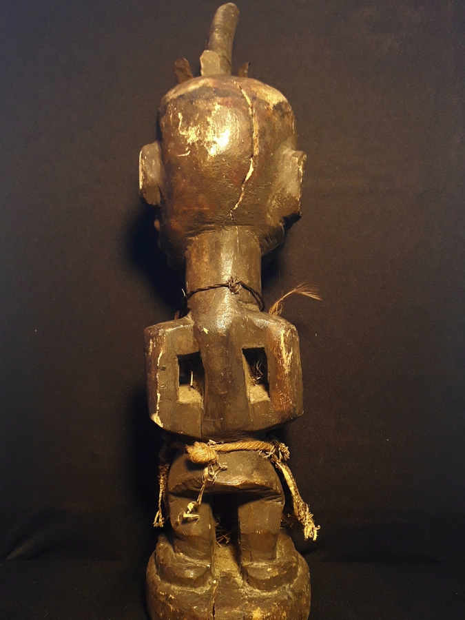 Antique Statuette of spirit- Nkisi Fetish - SONGYE-Congo DRC