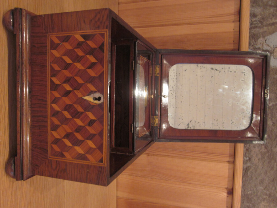 Antique Gentleman's dressing table box 1861.