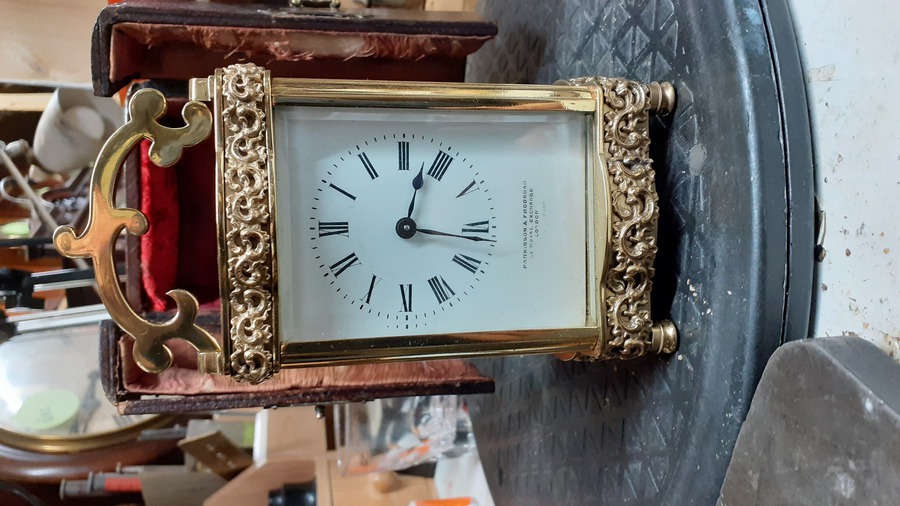 Antique Rare Parkinson & Frodsham Carriage clock