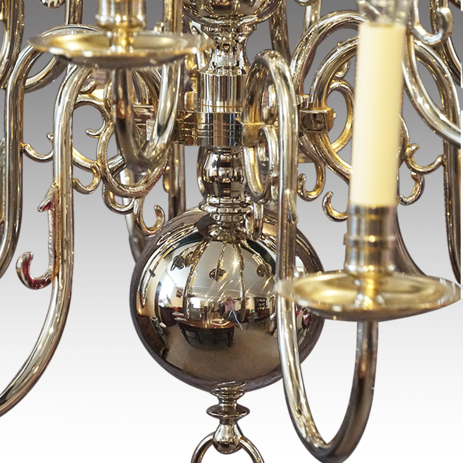 Antique Silver plated chandelier