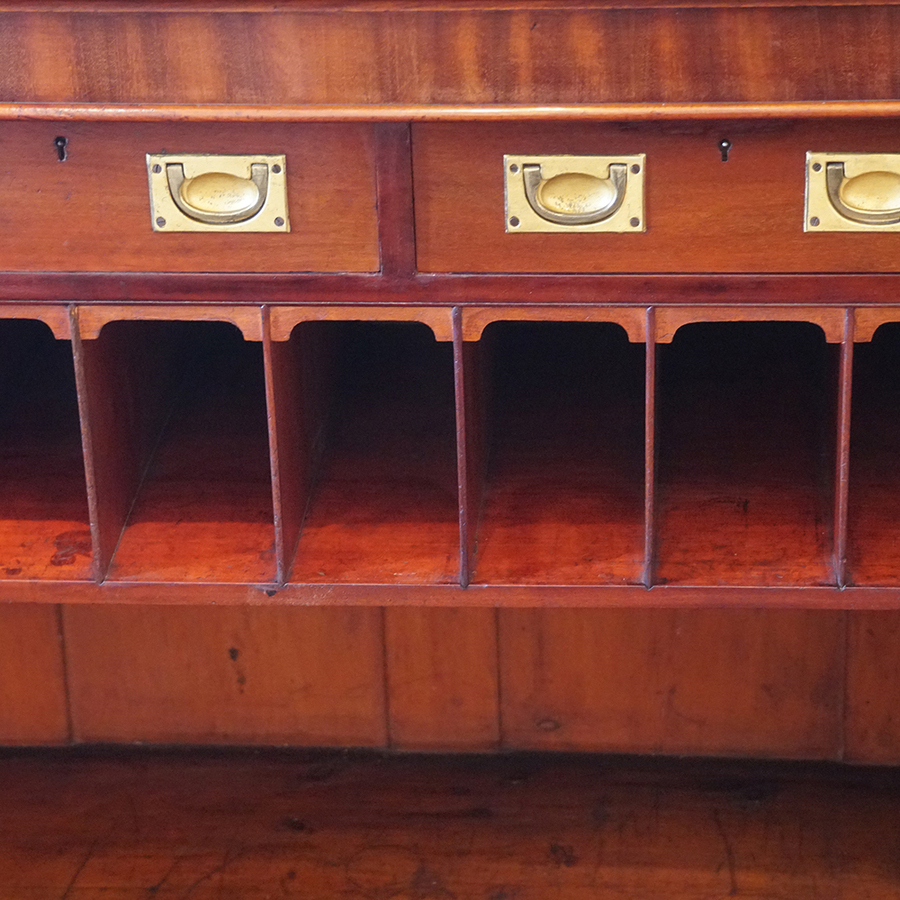 Antique Victorian mahogany library bookcase