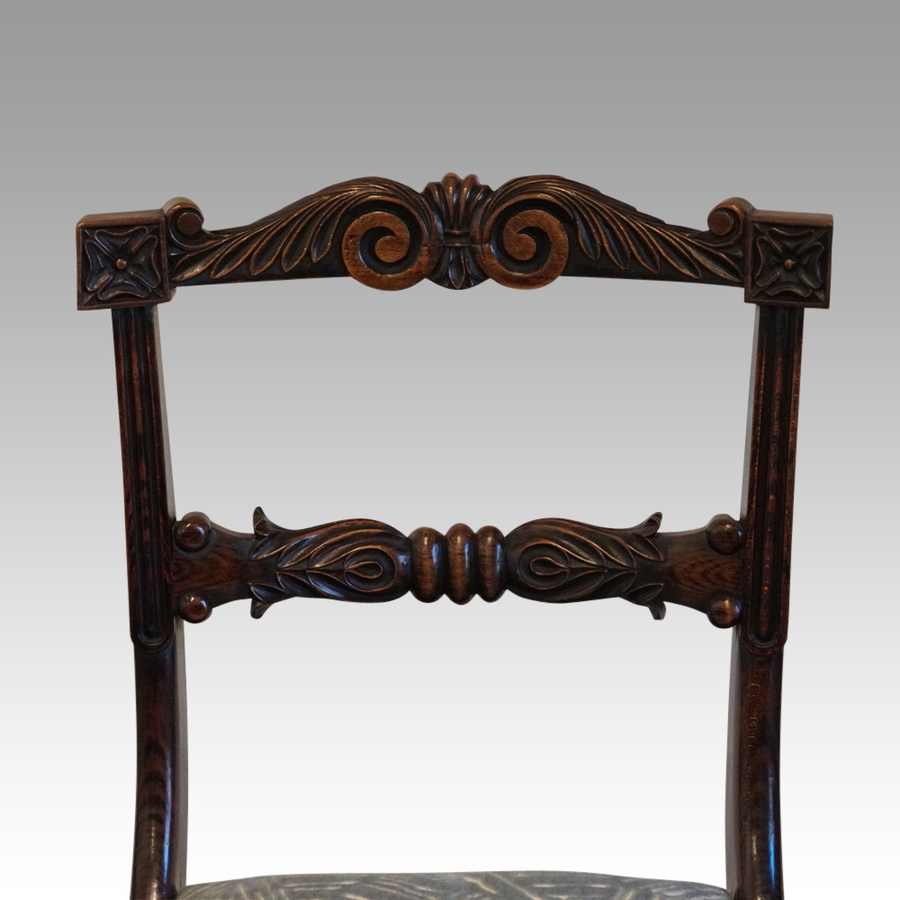 Antique Set of 6 William IV dining chairs