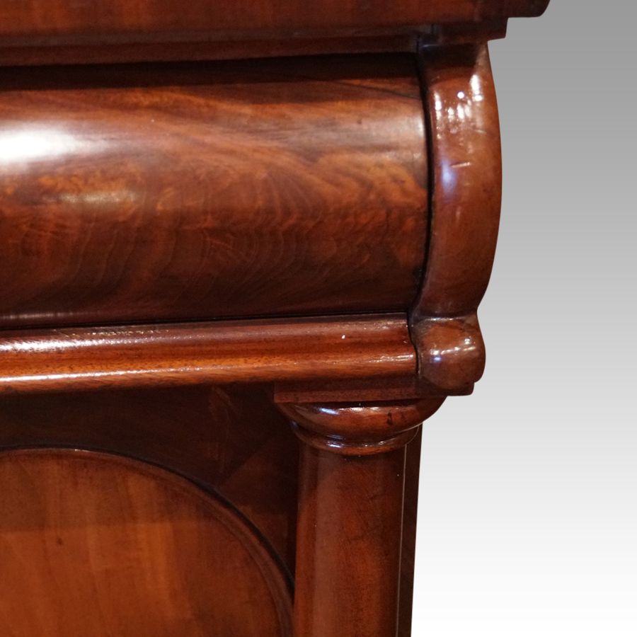 Antique Victorian mahogany 4 door sideboard