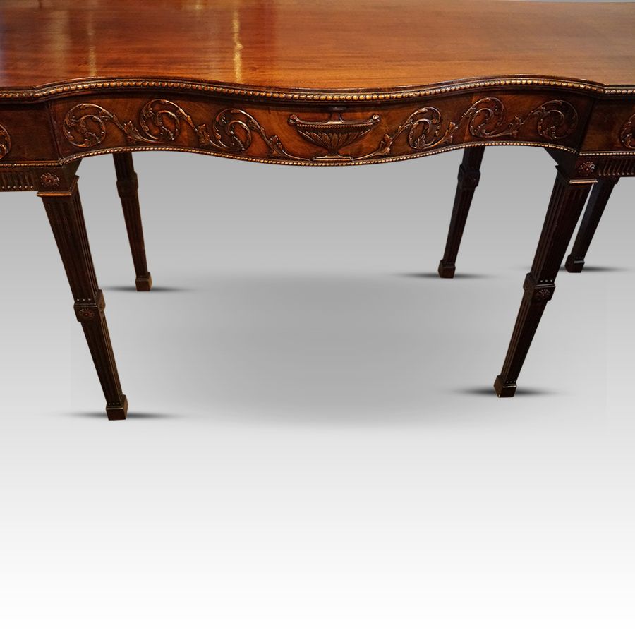 Antique 19thc. mahogany Adam serving table